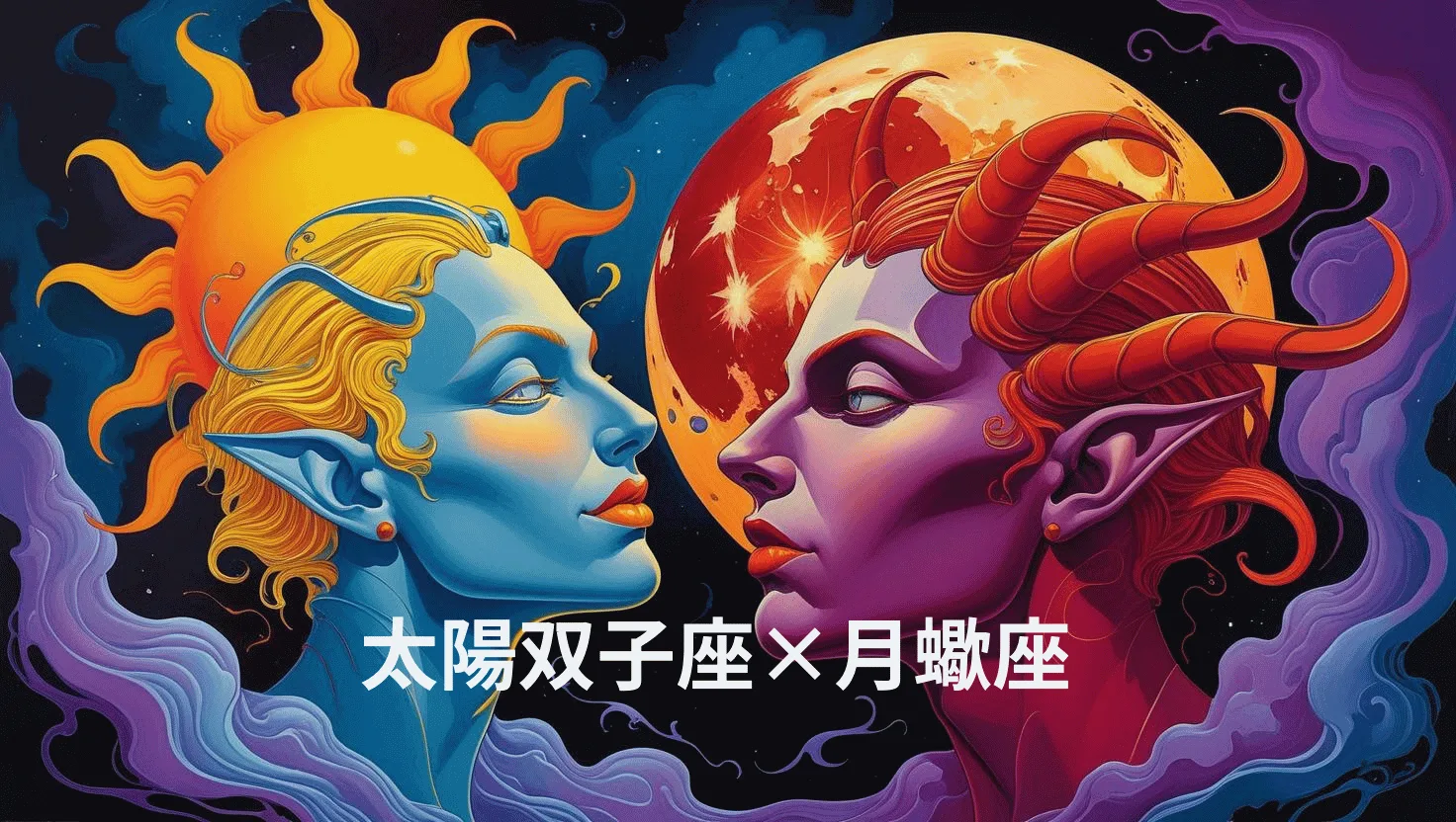 太陽双子座×月蠍座
