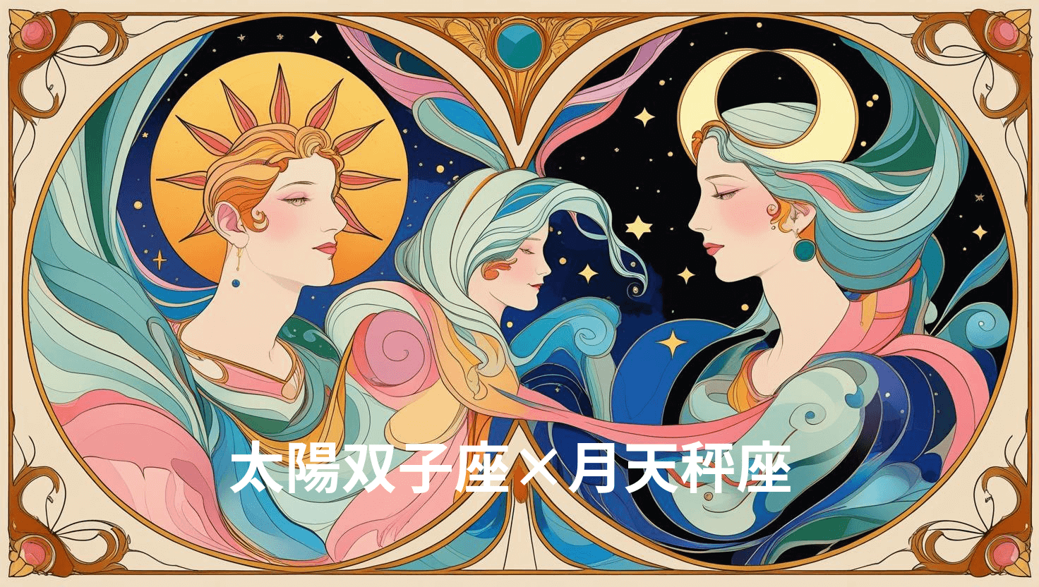 太陽双子座×月天秤座