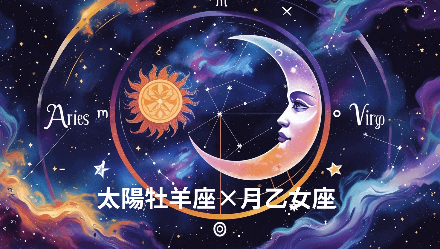 太陽牡羊座×月乙女座