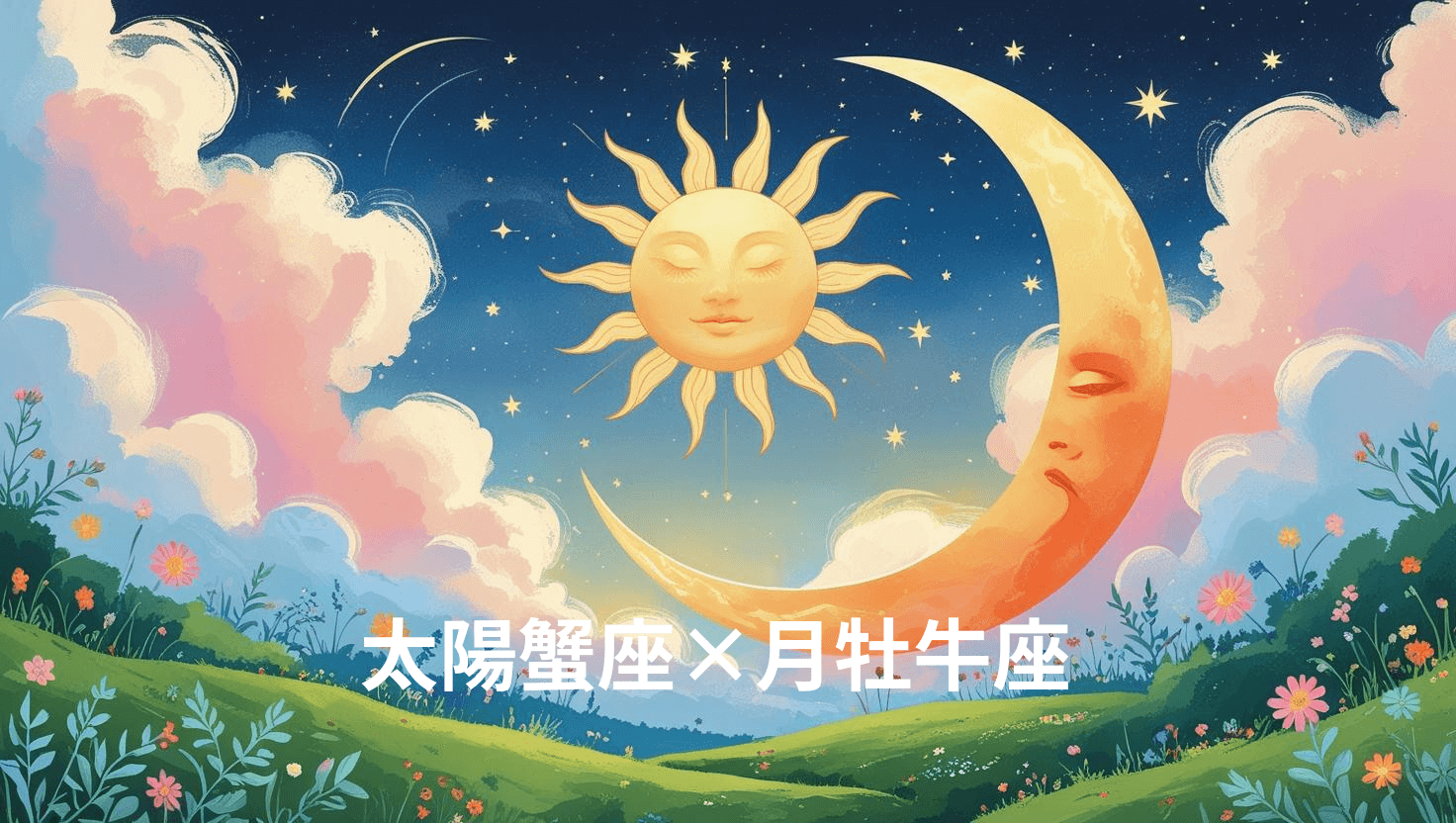 太陽蟹座×月牡牛座