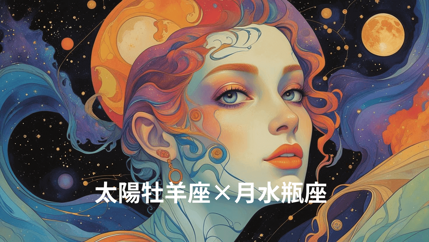 太陽牡羊座×月水瓶座