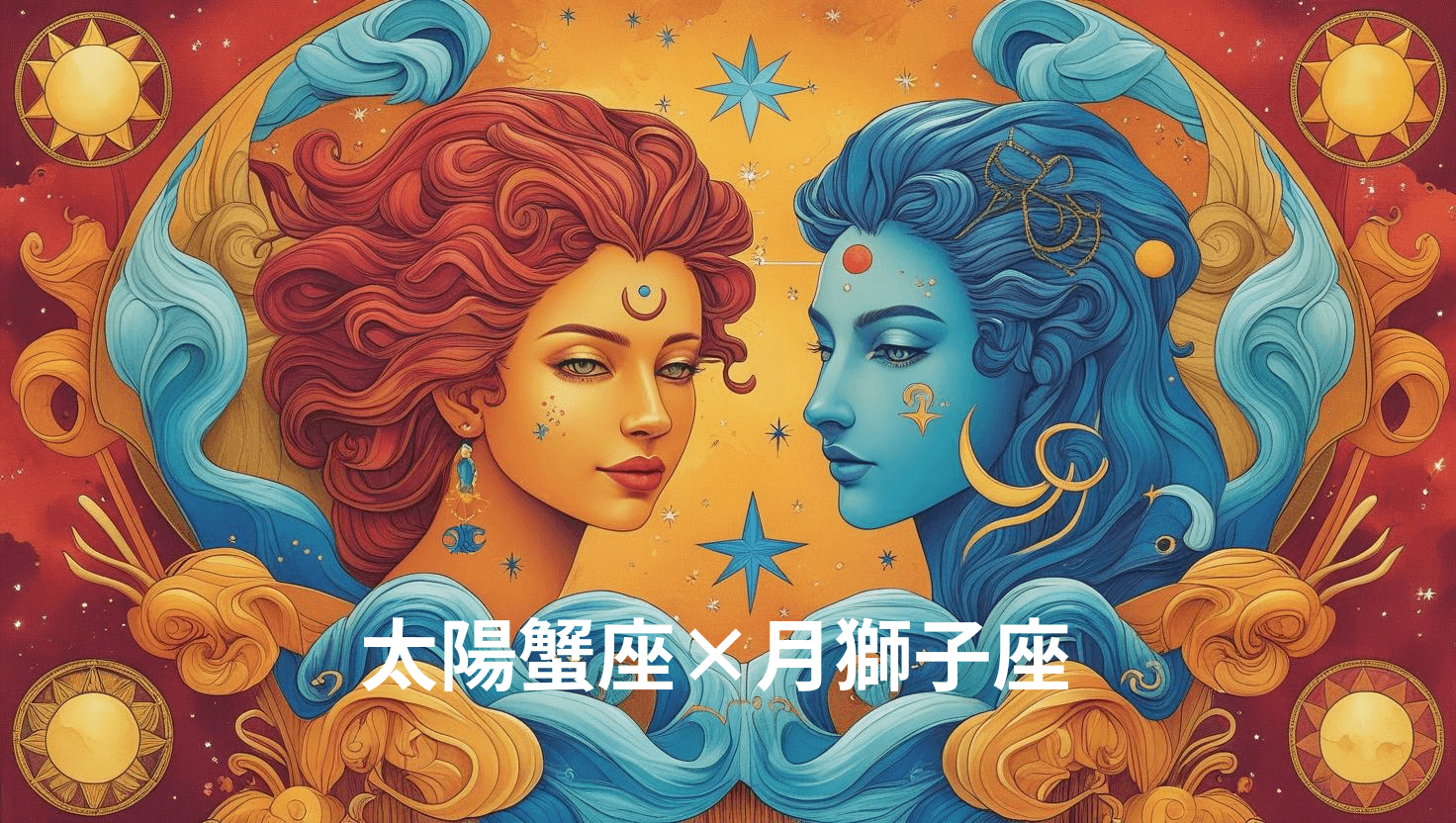 太陽蟹座×月獅子座