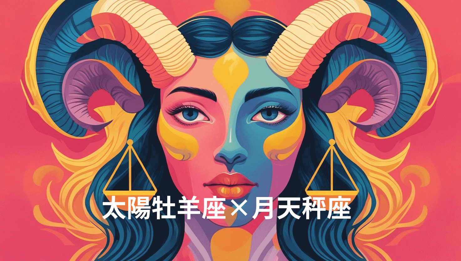 太陽牡羊座×月天秤座