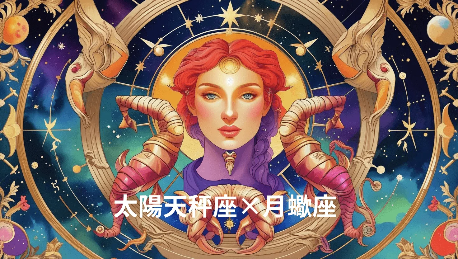 太陽天秤座×月蠍座