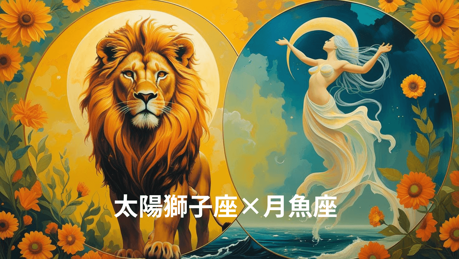 太陽獅子座×月魚座