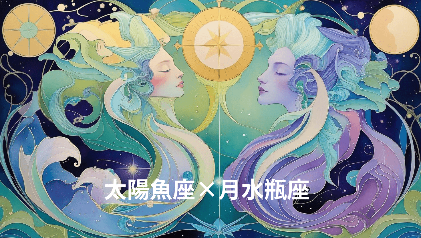 太陽魚座×月水瓶座