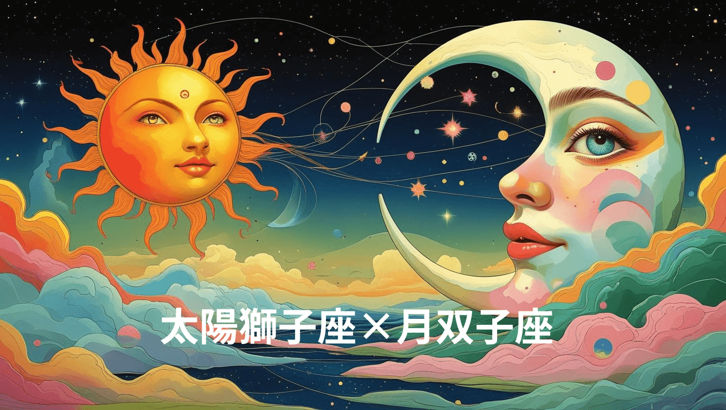 太陽獅子座×月双子座