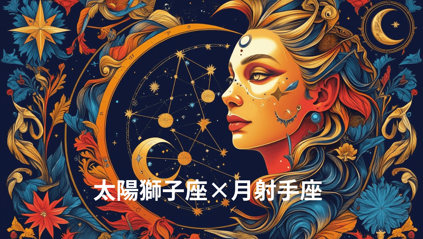 太陽獅子座×月射手座