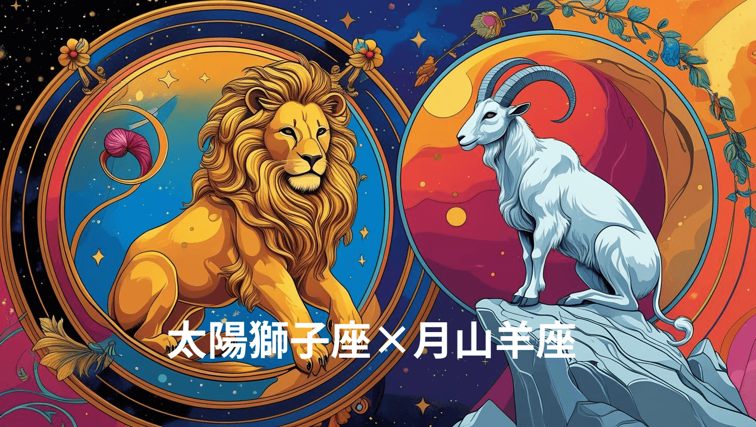 太陽獅子座×月山羊座
