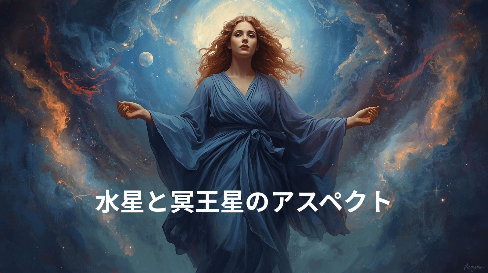 水星と冥王星のアスペクト