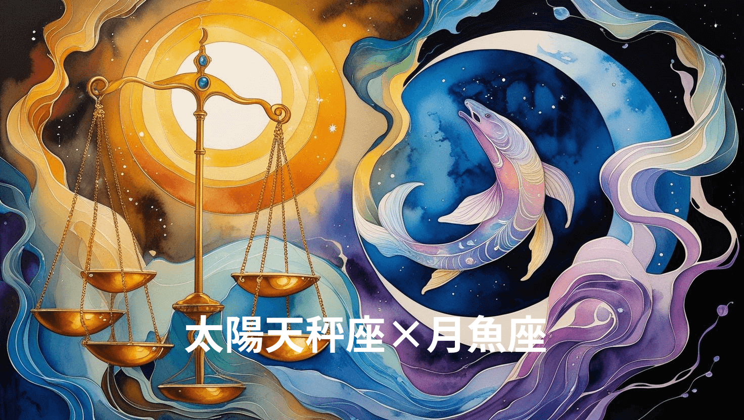 太陽天秤座×月魚座