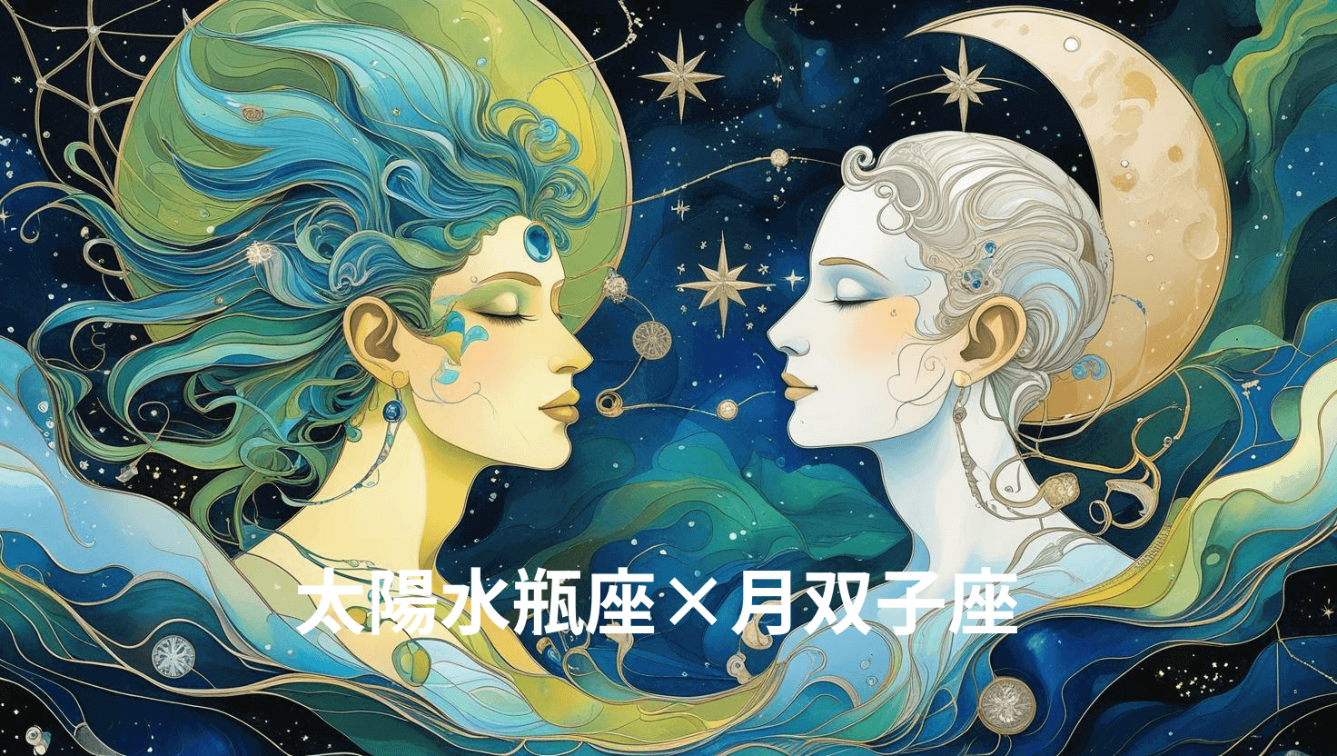 太陽水瓶座×月双子座