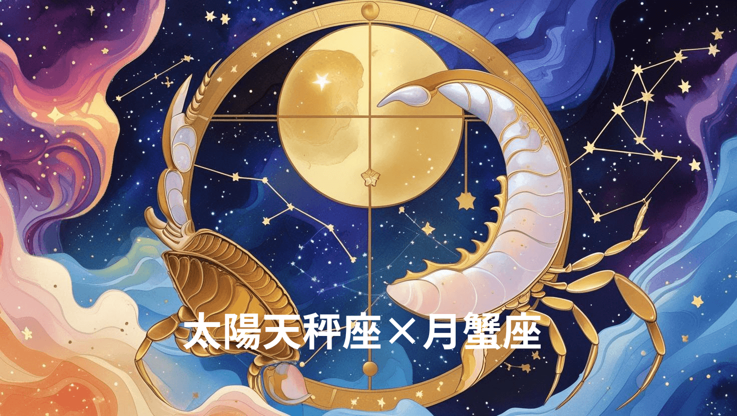 太陽天秤座×月蟹座