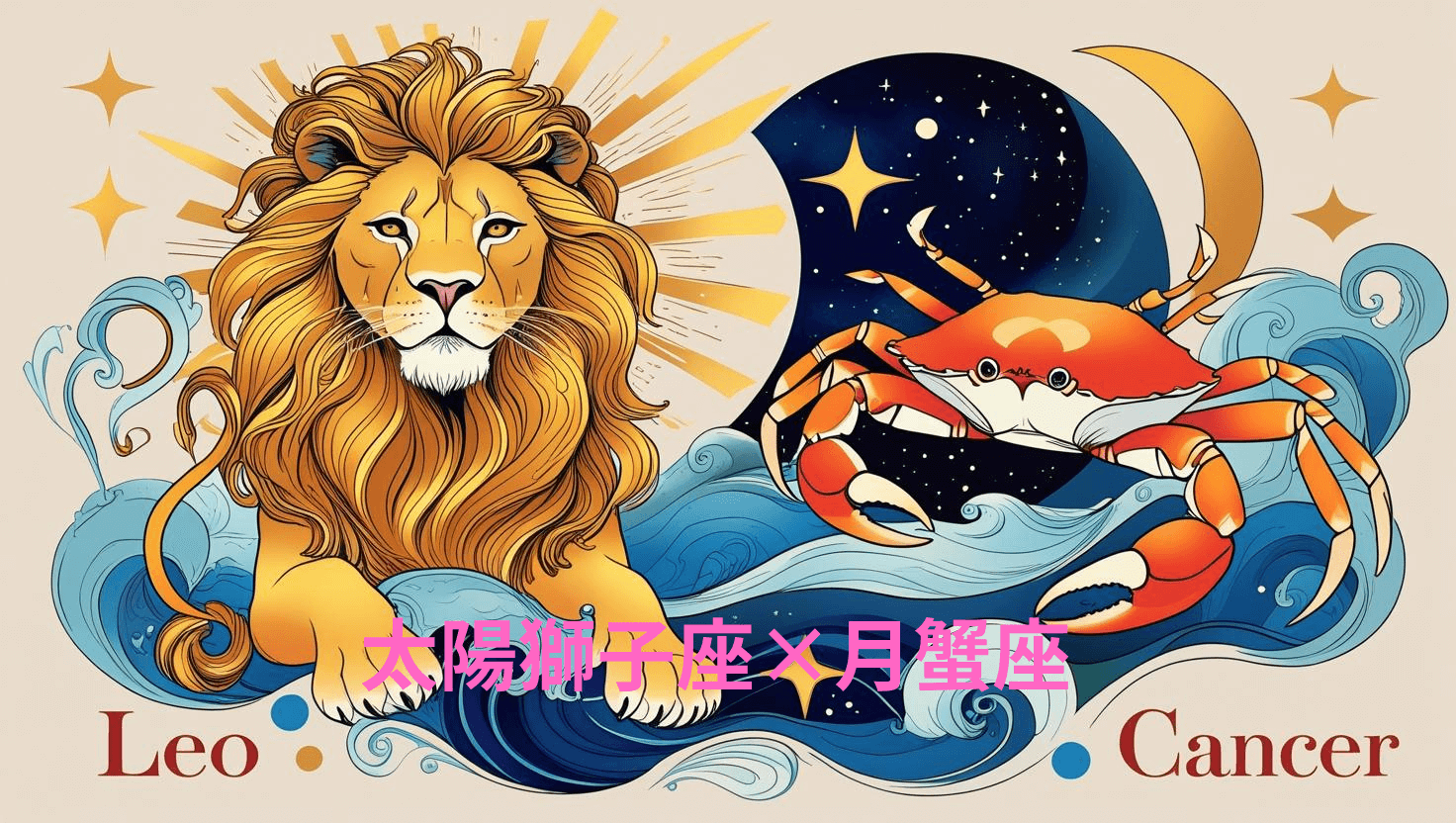 太陽獅子座×月蟹座