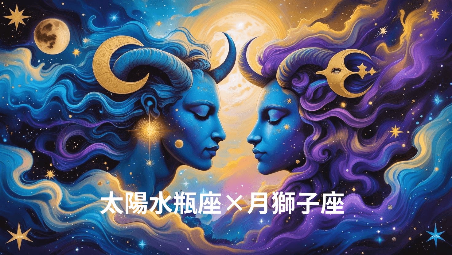 太陽水瓶座×月獅子座
