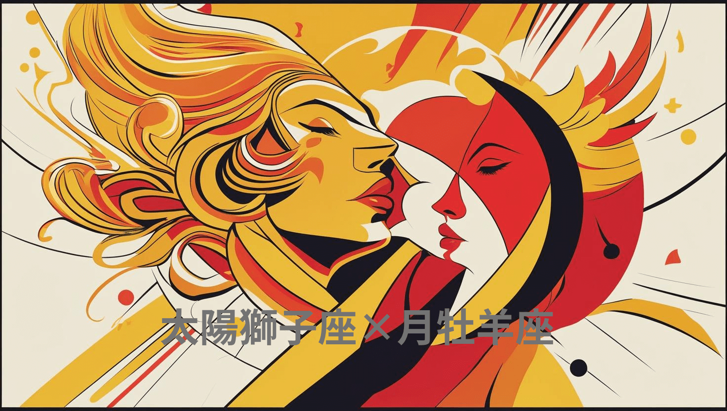 太陽獅子座×月牡羊座
