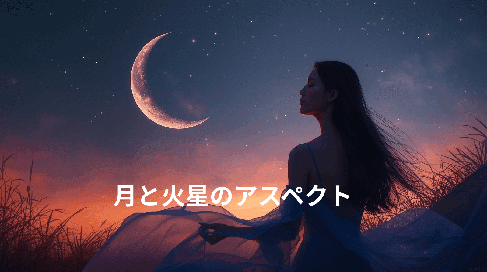 月と火星のアスペクト