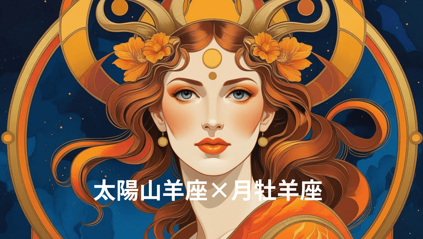 太陽山羊座×月牡羊座